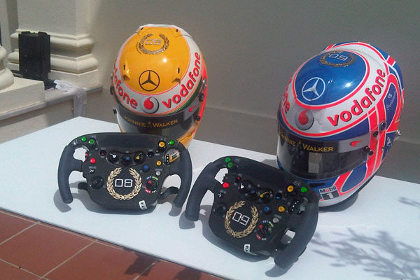 Hamilton y Button recordarán sus victorias en Mónaco con diamantes