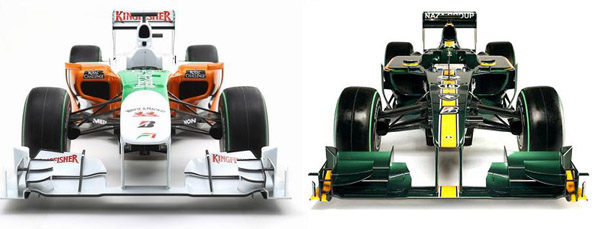 Force India demanda a Lotus por el diseño de sus coches