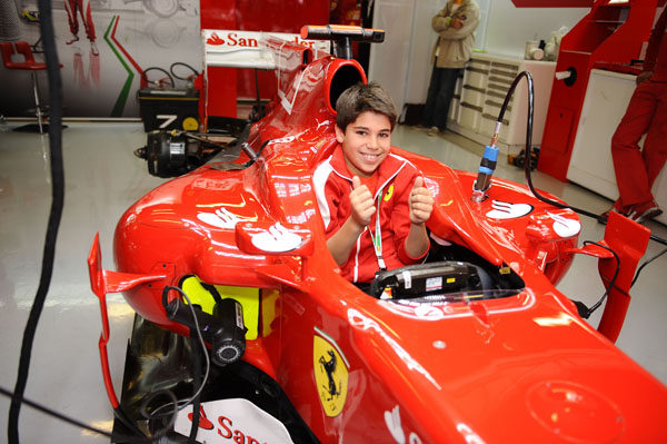 Ferrari ficha a una joven promesa de 11 años