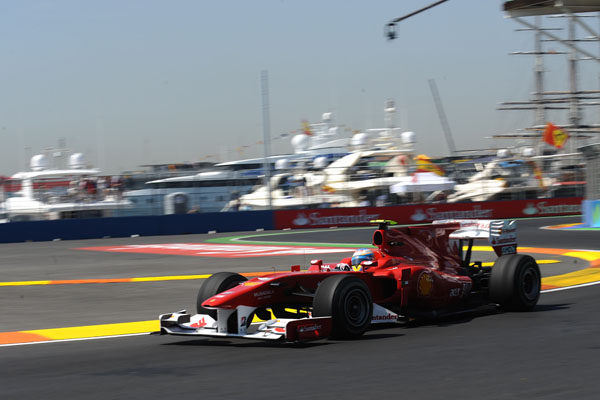 Alonso, el mejor del día en Valencia