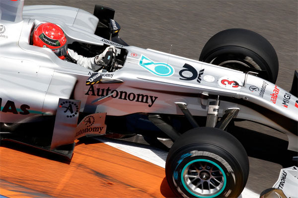 Schumacher: "No entendemos completamente los neumáticos"