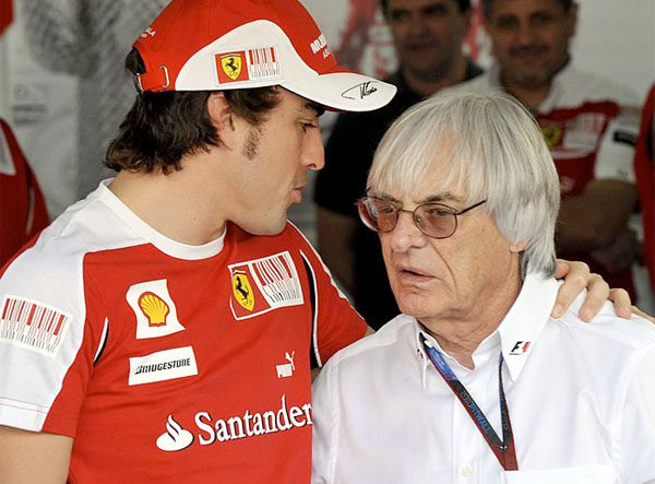 Ecclestone: "Alonso es el mejor, pero necesita un Ferrari competitivo"