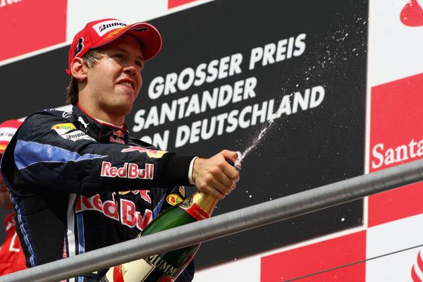 Vettel: "Conseguir un podio en casa es siempre emotivo"