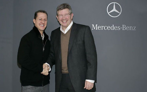 Ross Brawn: "Schumacher no es peligroso"