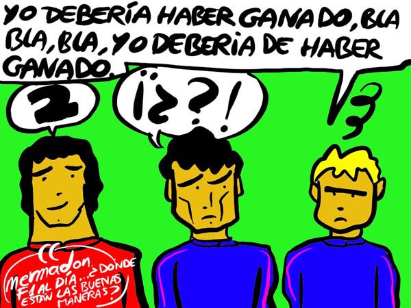 La viñeta (126): 'Yo debería haber ganado'