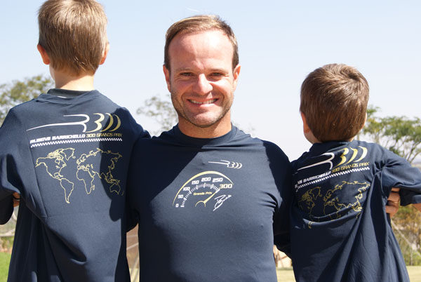 Barrichello estrenará casco y camiseta conmemorativa en Spa