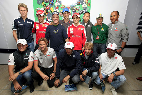 La carrera de Rubens Barrichello en una viñeta