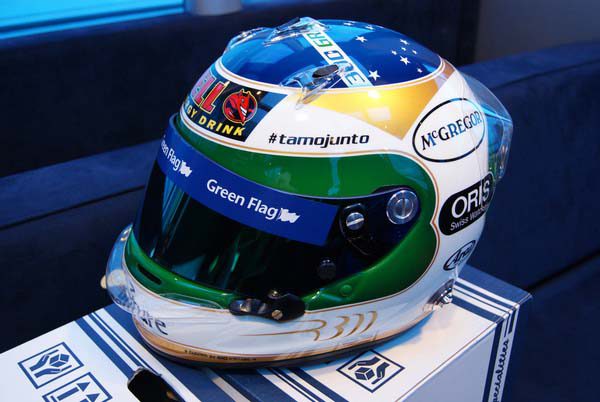 Barrichello y Yamamoto estrenan casco en Spa