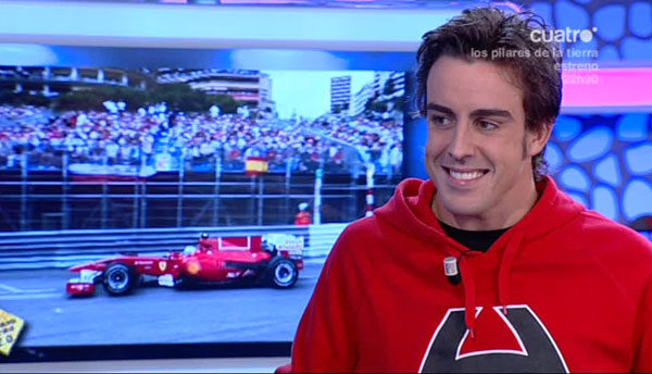 Fernando Alonso estuvo en 'El Hormiguero'