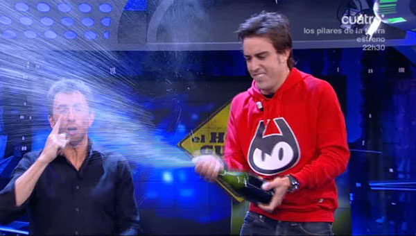 Fernando Alonso estuvo en 'El Hormiguero'