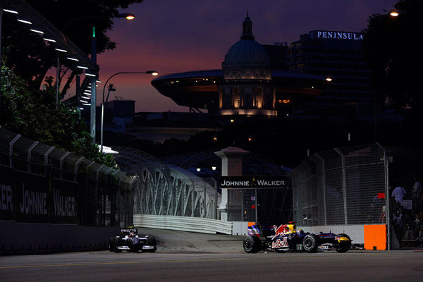 Webber: "Espero un buen resultado en Singapur"