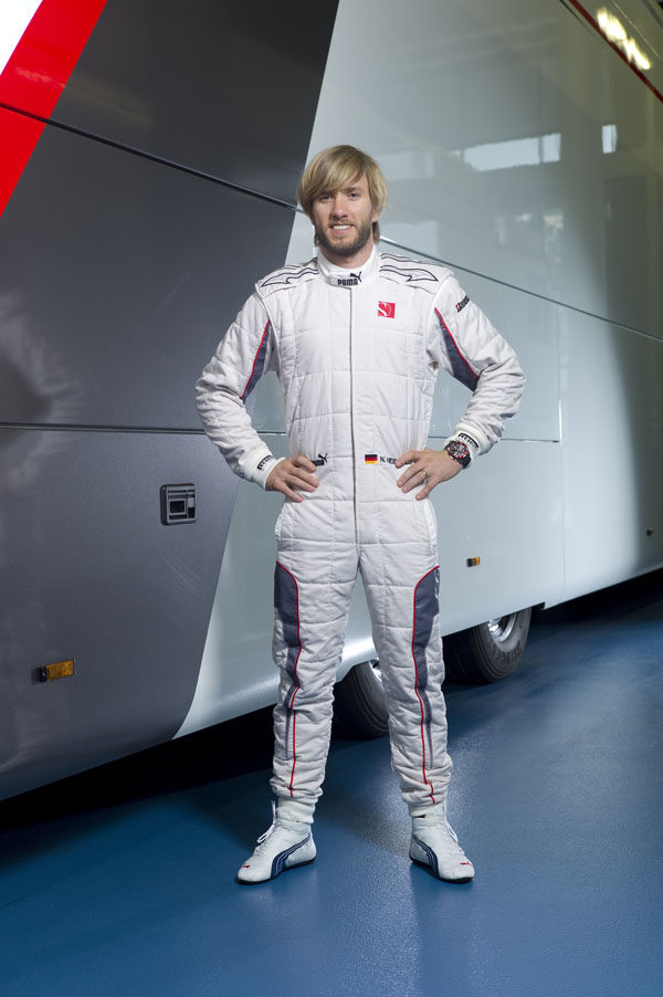 Heidfeld ya luce los colores de Sauber