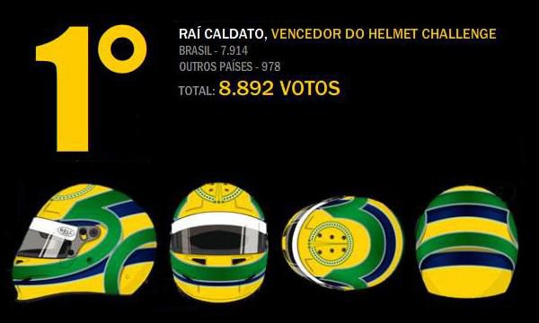 Elegido el diseño del casco homenaje a Ayrton Senna