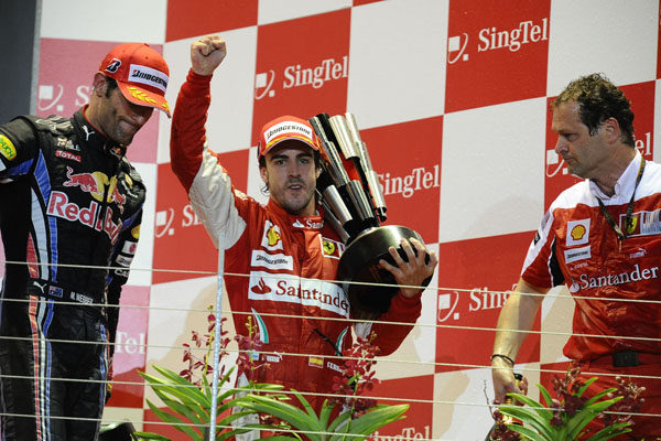Webber: "El momento ahora mismo es de Ferrari"