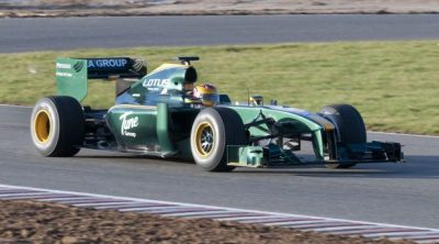 'Shakedown' del monoplaza de Lotus Racing