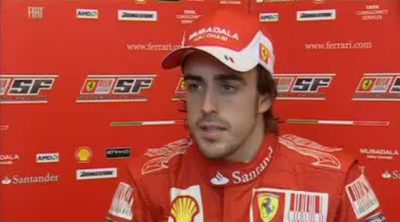 Domenicali, Alonso y Massa hablan antes del GP de Gran Bretaña 2010