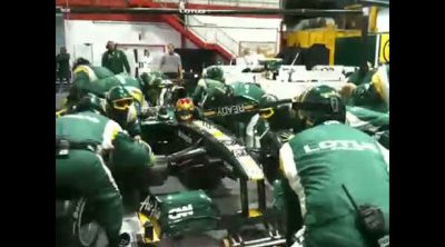 'Pit-stop' en la factoría de Lotus