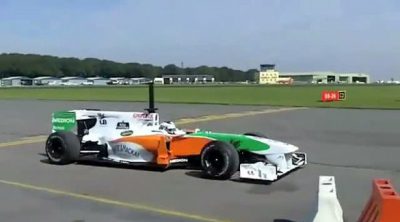 Test aerodinámico de Force India en Kemble