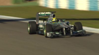 Nico Rosberg estrenó el Mercedes W04 en el circuito de Jerez