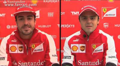 Entrevista a dos: Fernando Alonso y Felipe Massa