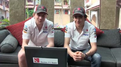 Esteban Gutiérrez analiza Sepang y responde a los fans junto a Nico Hülkenberg