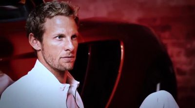 Sesión de fotos de Jenson Button para Hugo Boss