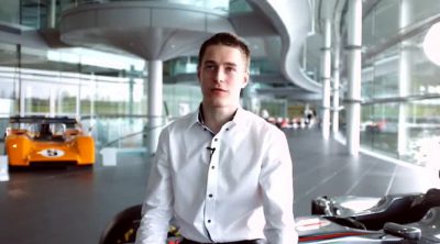 McLaren presenta a Stoffel Vandoorne, miembro de su programa de jóvenes pilotos