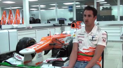 Entrevista a Adrian Sutil antes del Gran Premio de España 2013