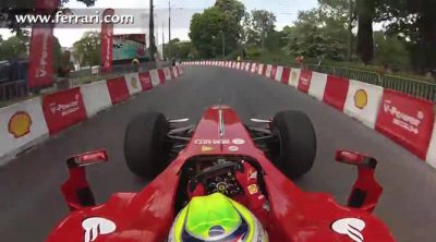 'On board' con Felipe Massa por las calles de Varsovia