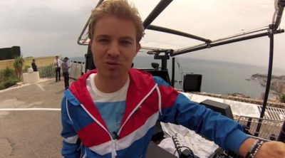 Así se hizo el anuncio previo al GP de Mónaco 2013 con Nico Rosberg
