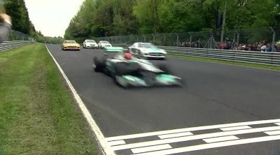 Mercedes asaltó Nordschleife con cinco de sus mejores joyas