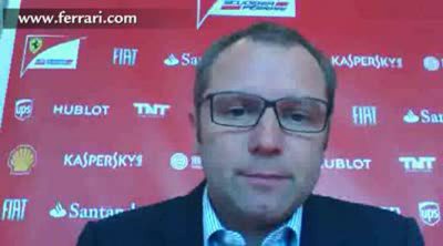 Videochat de Stefano Domenicali antes del GP de Gran Bretaña 2013