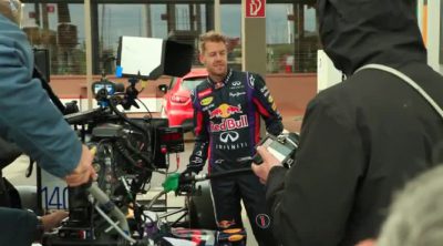 Así se hizo el anuncio de Sebastian Vettel y Total