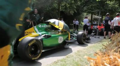 Así disfrutó el equipo Caterham en Goodwood