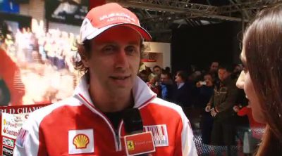 Luca Badoer se despide de Ferrari