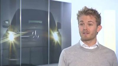 Rosberg visita el 'Mercedes-Benz Technology Centre'