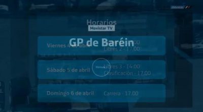 Horarios del GP de Baréin 2014