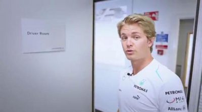 Nico Rosberg nos ofrece una visita guiada por el simulador de Mercedes