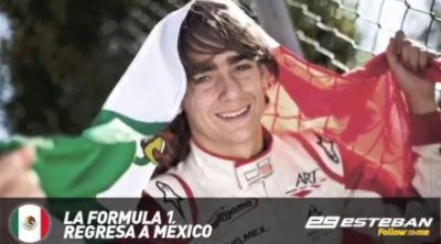 Esteban Gutiérrez, contento por el regreso de México en la F1