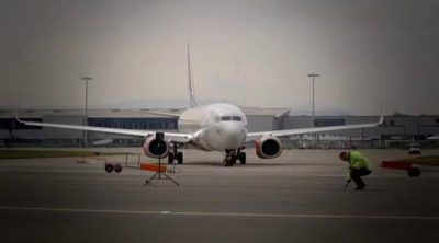 El Mercedes W03 alcanza los 200 km/h en el aeropuerto de Edimburgo