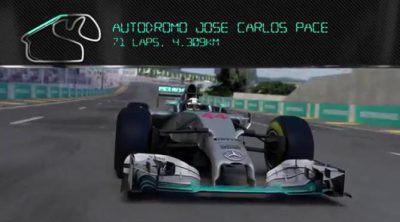 Una vuelta al circuito de Interlagos con Lewis Hamilton