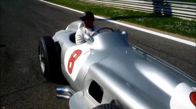 ¿Qué hacen Lewis Hamilton y Stirling Moss en Monza?