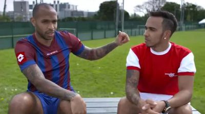 Una conversación de campeones: Lewis Hamilton y Thierry Henry