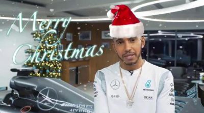 ¡Feliz Navidad de parte de Lewis Hamilton!
