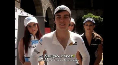 Sergio Pérez envía un saludo desde Guadalajara a sus fans