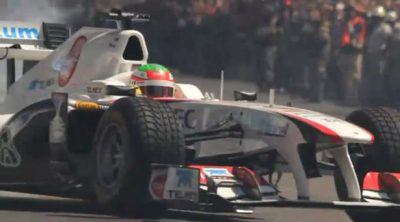 Vídeo oficial de la exhibición de 'Checo' Pérez en Guadalajara