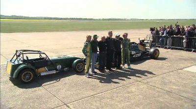 Un día en Duxford con el Team Lotus y Caterham