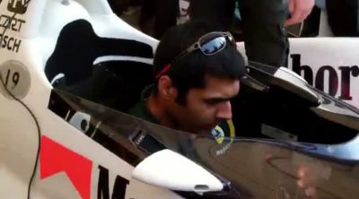 Chandhok se pasea por el Festival de la Velocidad de Goodwood 2011