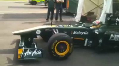 El Team Lotus prueba las mejoras del monoplaza en Kemble