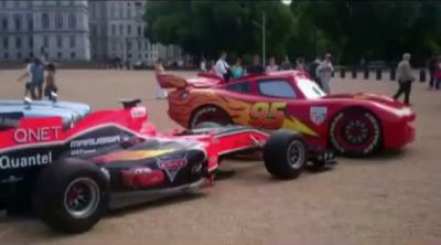 Virgin Racing presenta su decoración de 'Cars 2'